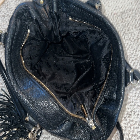 Michael Kors Black Tassel Handbag / Sachel - Picture 10 of 16